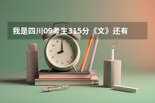 我是四川09考生315分《文》还有哪些补录的二专院校，比较好一点的，公办的，请大家帮忙一下 谢谢