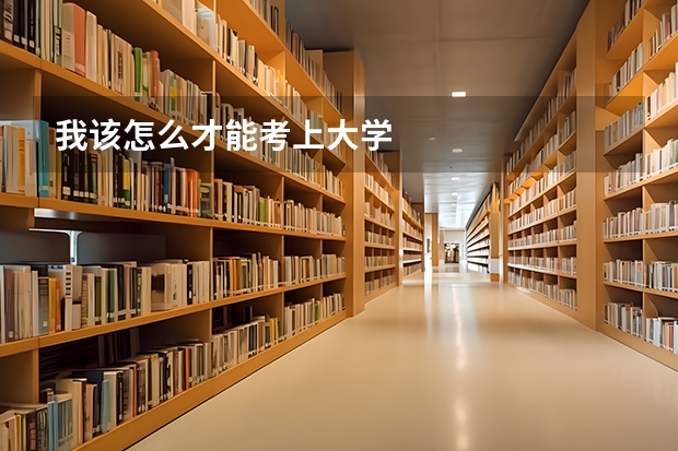 我该怎么才能考上大学