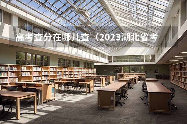 高考查分在哪儿查（2023湖北省考成绩查询入口：http://www.hbsrsksy.cn/index.html）