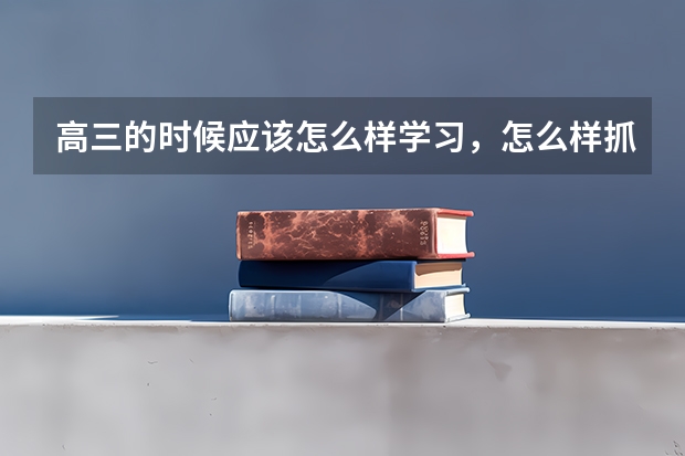 高三的时候应该怎么样学习，怎么样抓紧时间、