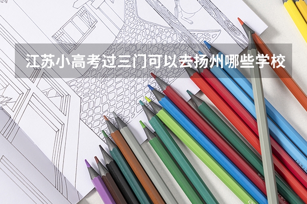 江苏小高考过三门可以去扬州哪些学校