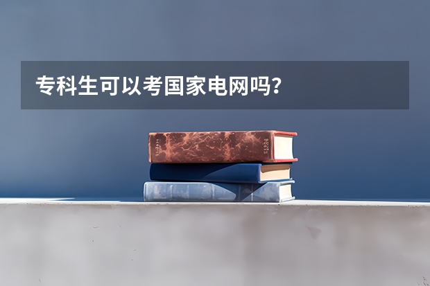 专科生可以考国家电网吗？