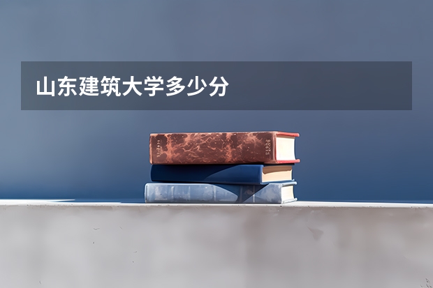 山东建筑大学多少分