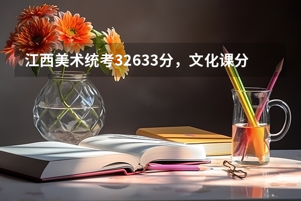 江西美术统考326.33分，文化课分别需要多少分可以上一本和二本？