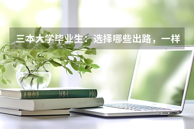 三本大学毕业生：选择哪些出路，一样可能追上985大学生？