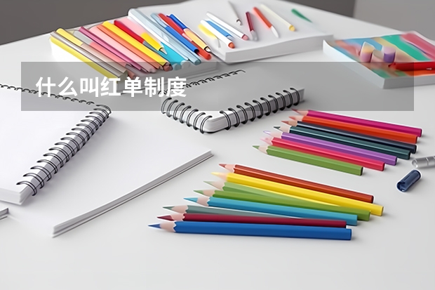 什么叫红单制度