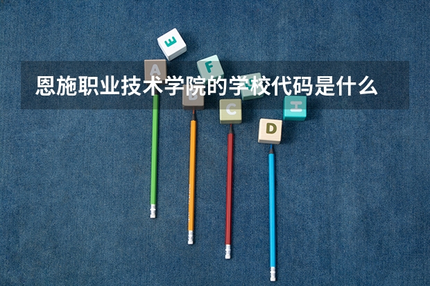 恩施职业技术学院的学校代码是什么