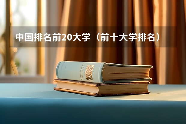 中国排名前20大学(前十大学排名)