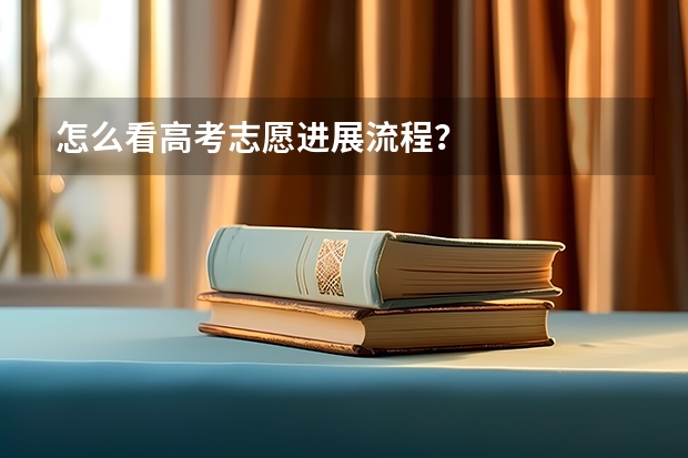 怎么看高考志愿进展流程？