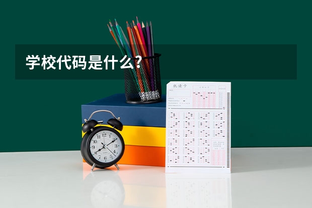 学校代码是什么?
