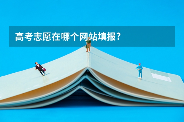 高考志愿在哪个网站填报?