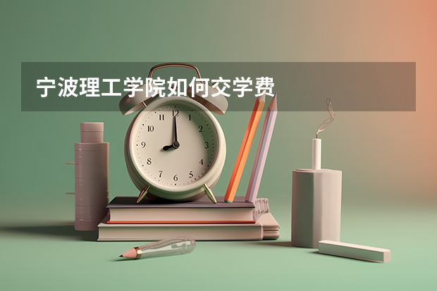宁波理工学院如何交学费