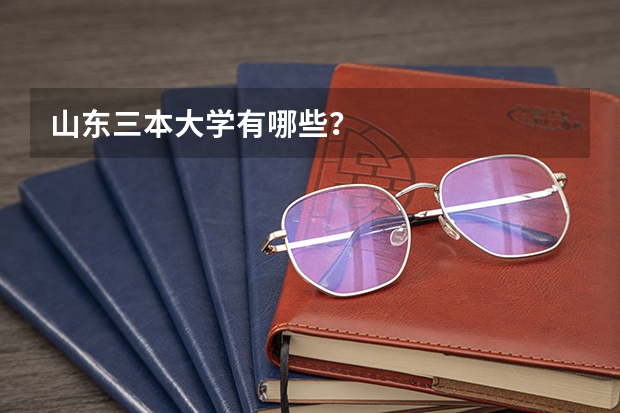 山东三本大学有哪些？