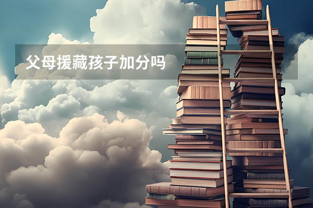 父母援藏孩子加分吗