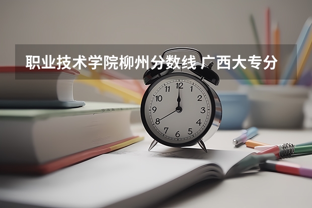 职业技术学院柳州分数线 广西大专分数线