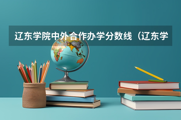 辽东学院中外合作办学分数线（辽东学院会计专业录取分数线）