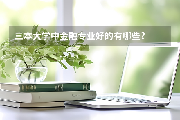 三本大学中金融专业好的有哪些?