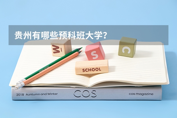 贵州有哪些预科班大学？