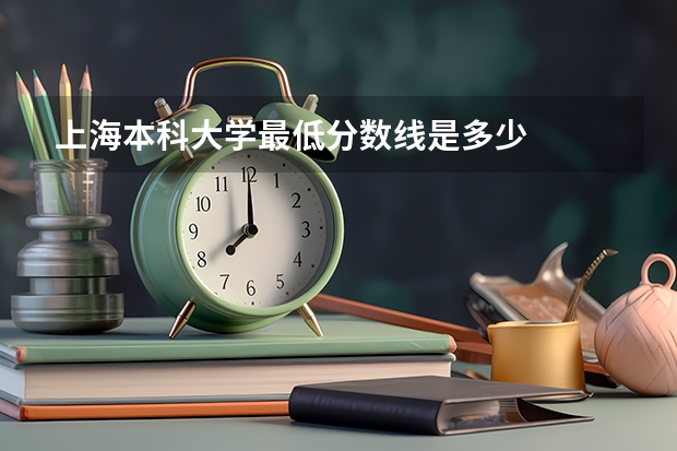 上海本科大学最低分数线是多少