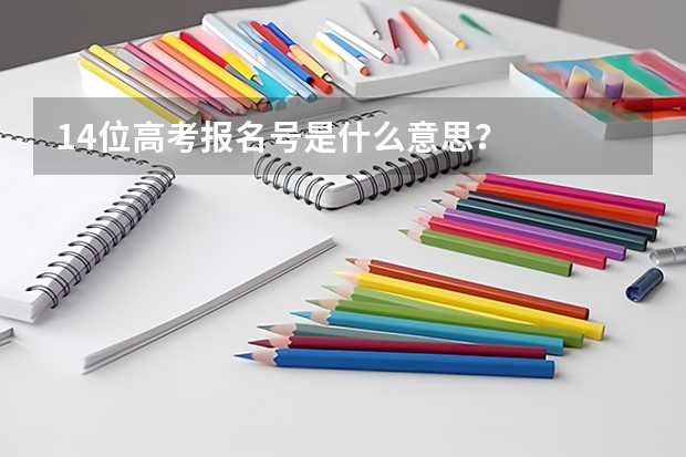 14位高考报名号是什么意思？