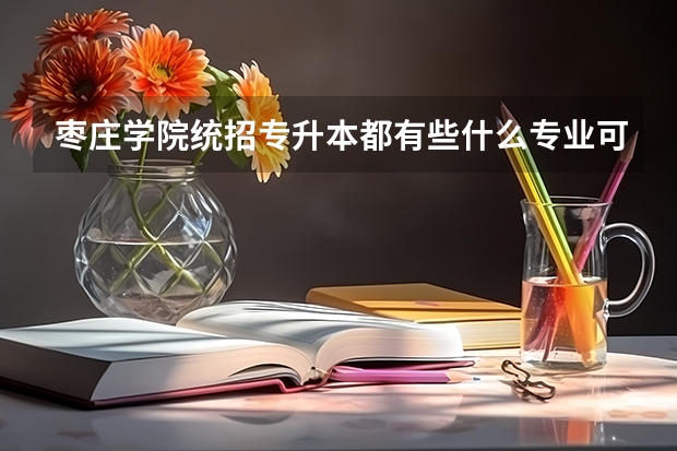 枣庄学院统招专升本都有些什么专业可以报考？