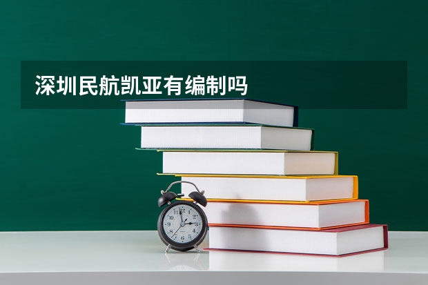 深圳民航凯亚有编制吗