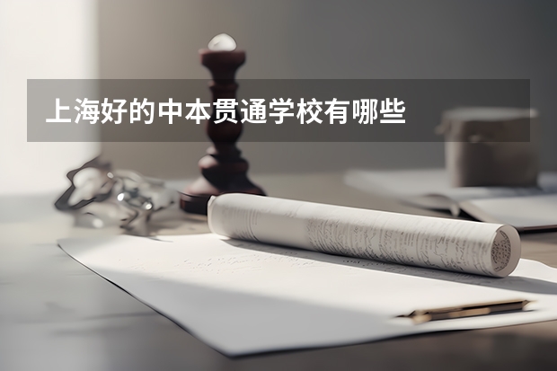 上海好的中本贯通学校有哪些