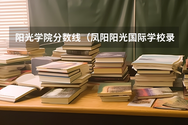阳光学院分数线（凤阳阳光国际学校录取分数线）