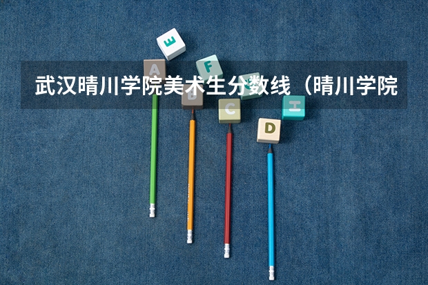武汉晴川学院美术生分数线（晴川学院录取分数线）