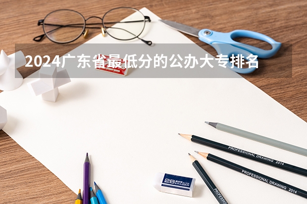 2024广东省最低分的公办大专排名及最低分数线位次（中山市体育运动学校录取分数线）