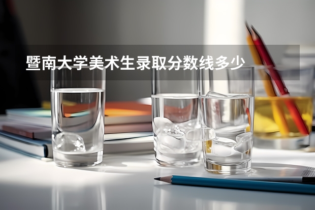 暨南大学美术生录取分数线多少