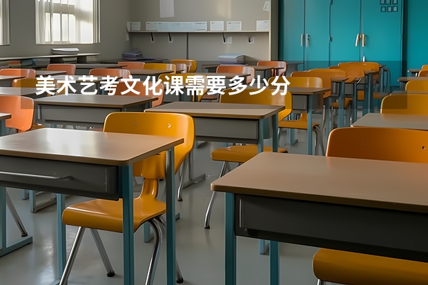 美术艺考文化课需要多少分