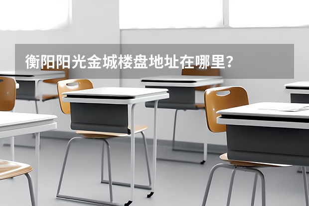 衡阳阳光金城楼盘地址在哪里？