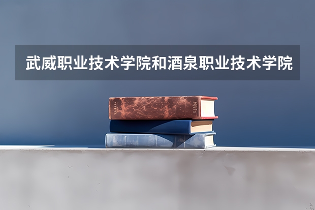 武威职业技术学院和酒泉职业技术学院有哪些特点