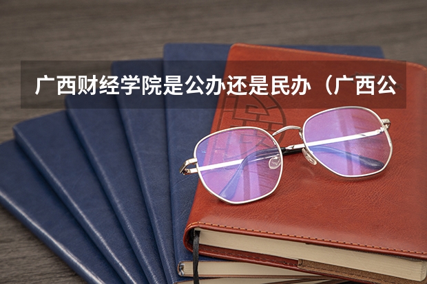 广西财经学院是公办还是民办（广西公办二本分数排名）