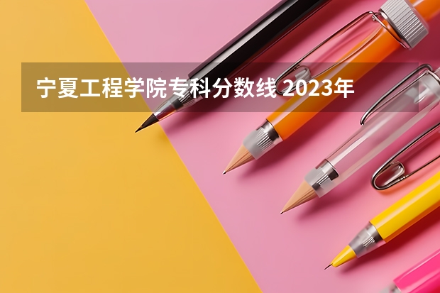 宁夏工程学院专科分数线 2023年沈阳工程学院各省分数线