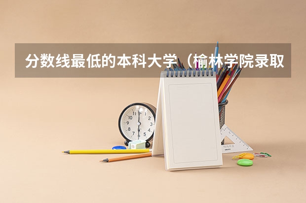 分数线最低的本科大学（榆林学院录取分数线）