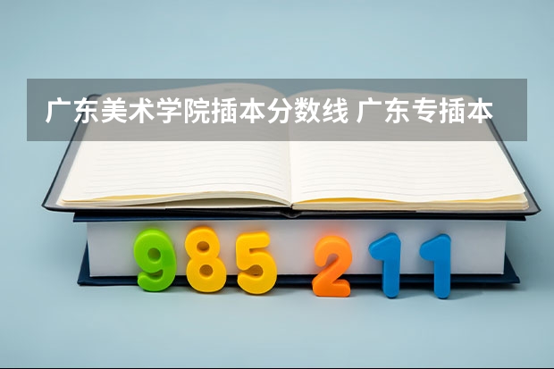 广东美术学院插本分数线 广东专插本33所院校录取情况汇总！