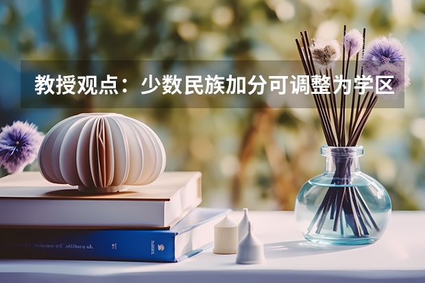 教授观点:少数民族加分可调整为学区加分 我是高中美术教师,想培养几个有特长的学生已备其高校自主招生加分,应该教授其哪方面课程?谢谢