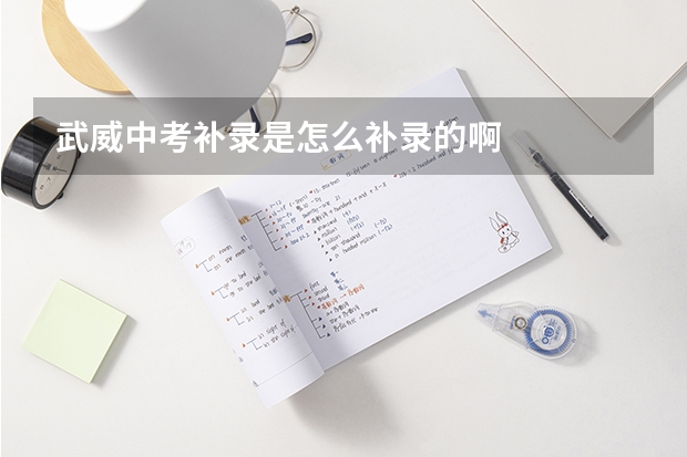 武威中考补录是怎么补录的啊