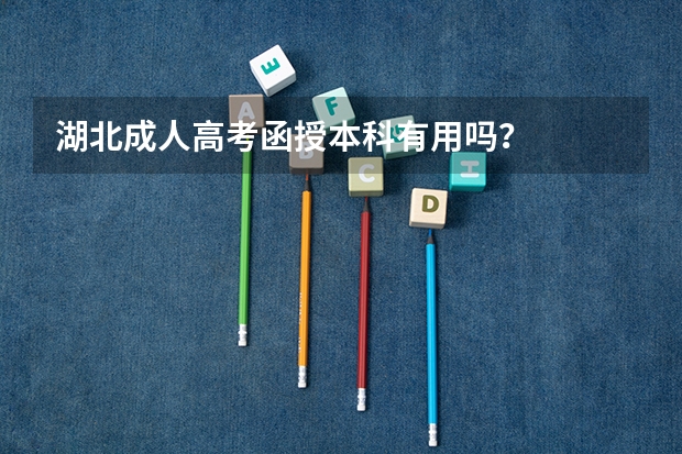 湖北成人高考函授本科有用吗？