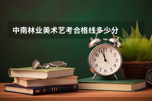 中南林业美术艺考合格线多少分