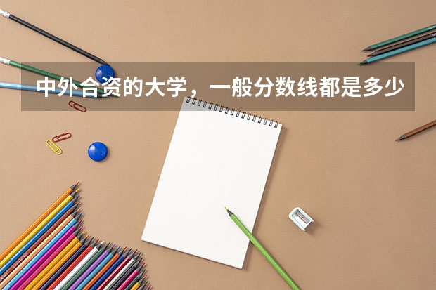 中外合资的大学，一般分数线都是多少？