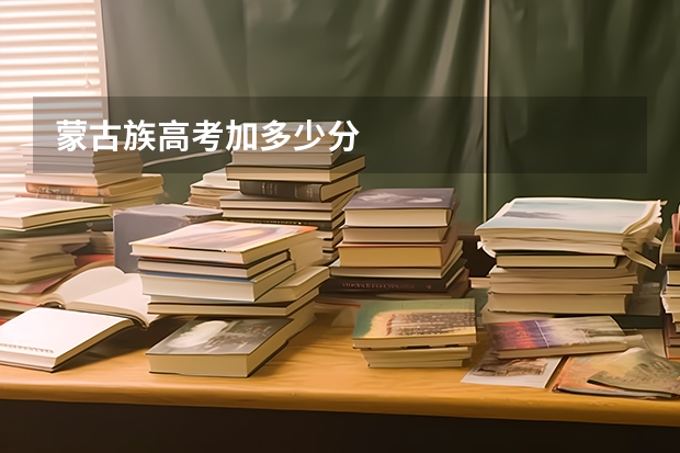 蒙古族高考加多少分