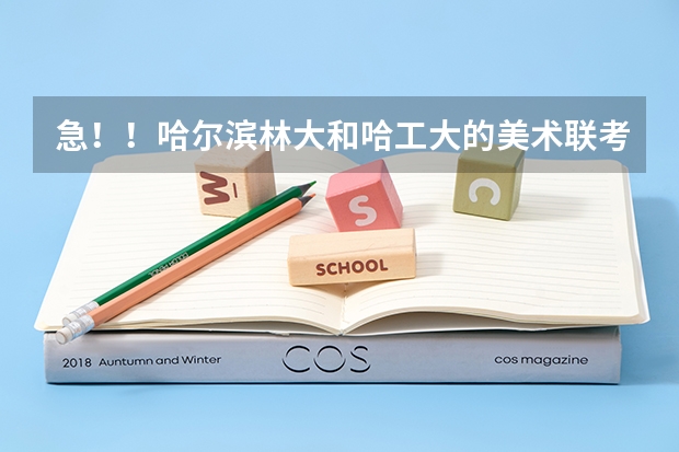 急！！哈尔滨林大和哈工大的美术联考分数线是多少？