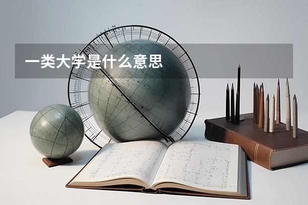 一类大学是什么意思