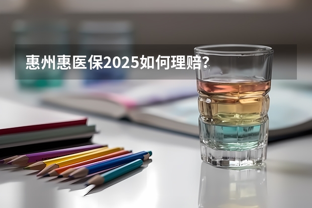 惠州惠医保2025如何理赔?