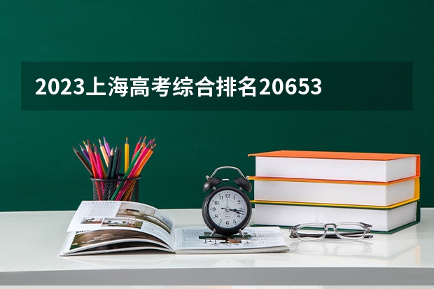 2023上海高考综合排名20653的考生报什么大学 历年录取分数线