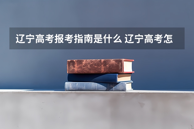 辽宁高考报考指南是什么 辽宁高考怎么报志愿