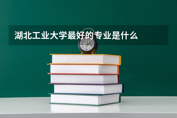 湖北工业大学最好的专业是什么